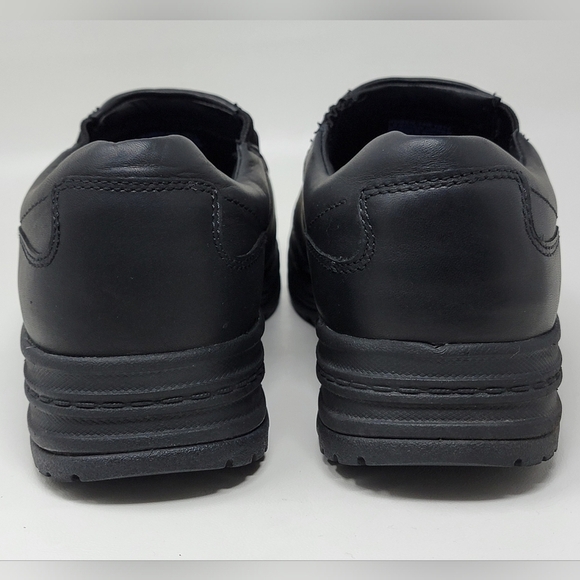 ABEO Men\'s Size US 10 Black Leather Casual Slip On Loafer Ruben 24R Pre-owned main image 4